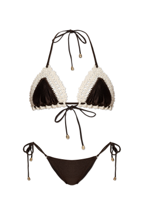 Versace Bikini top with shimmering crystals | Women's